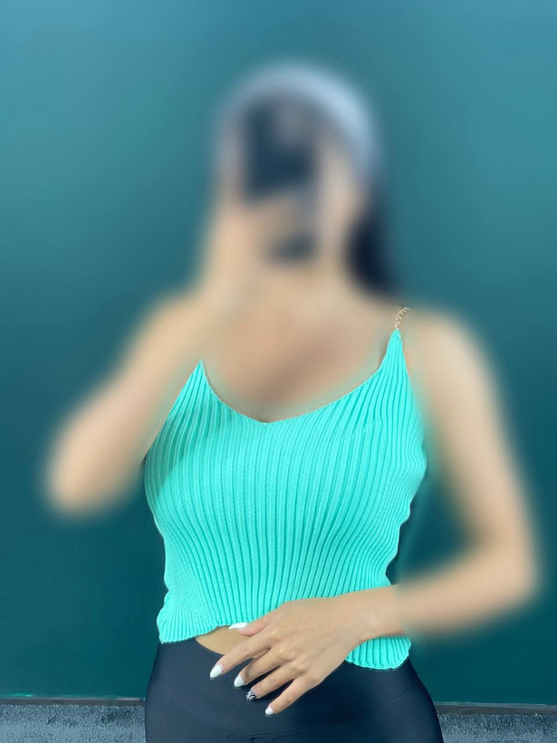 کراپ تاپ زنانه بند زنجیری